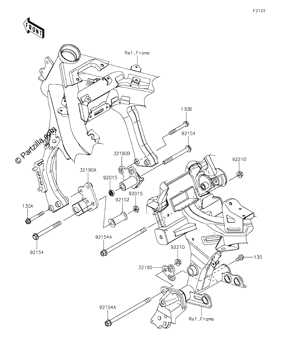 Diagrama de ENGINE MOUNT