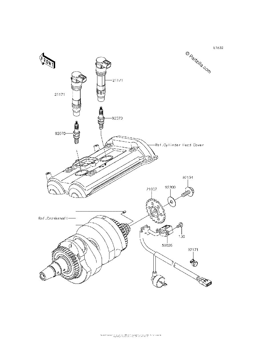 Diagrama de IGNITION SYSTEM