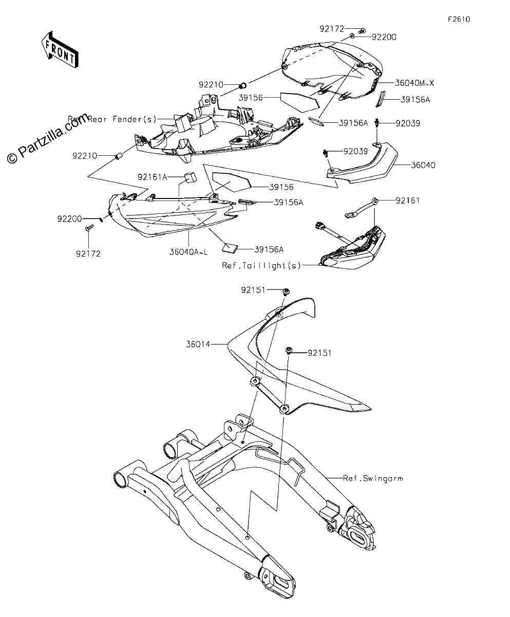 Diagrama de SIDE COVERS CHAIN COVER ECF EFF