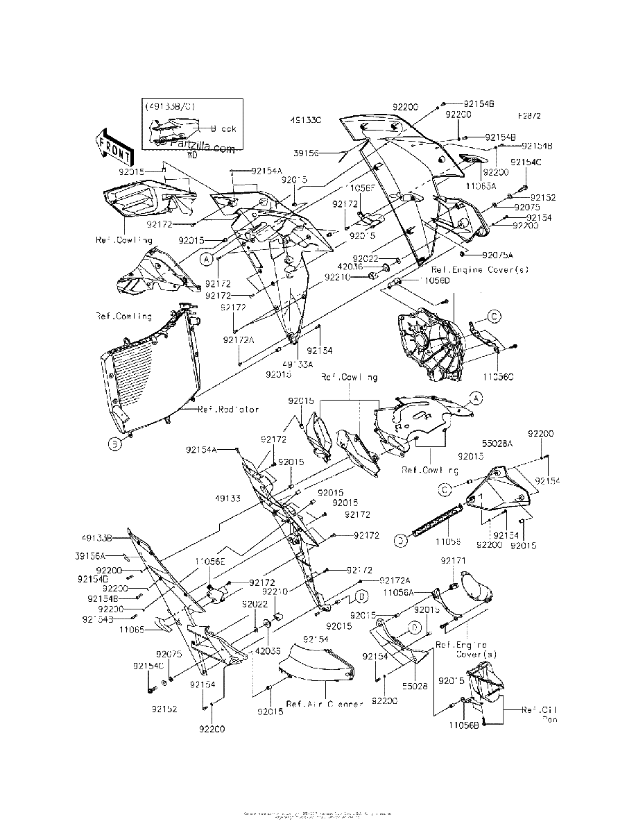 Diagrama de COWLING LOWERS NFF