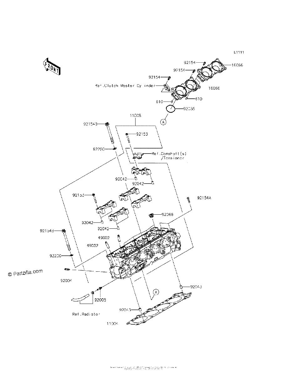 Diagrama de CYLINDER HEAD
