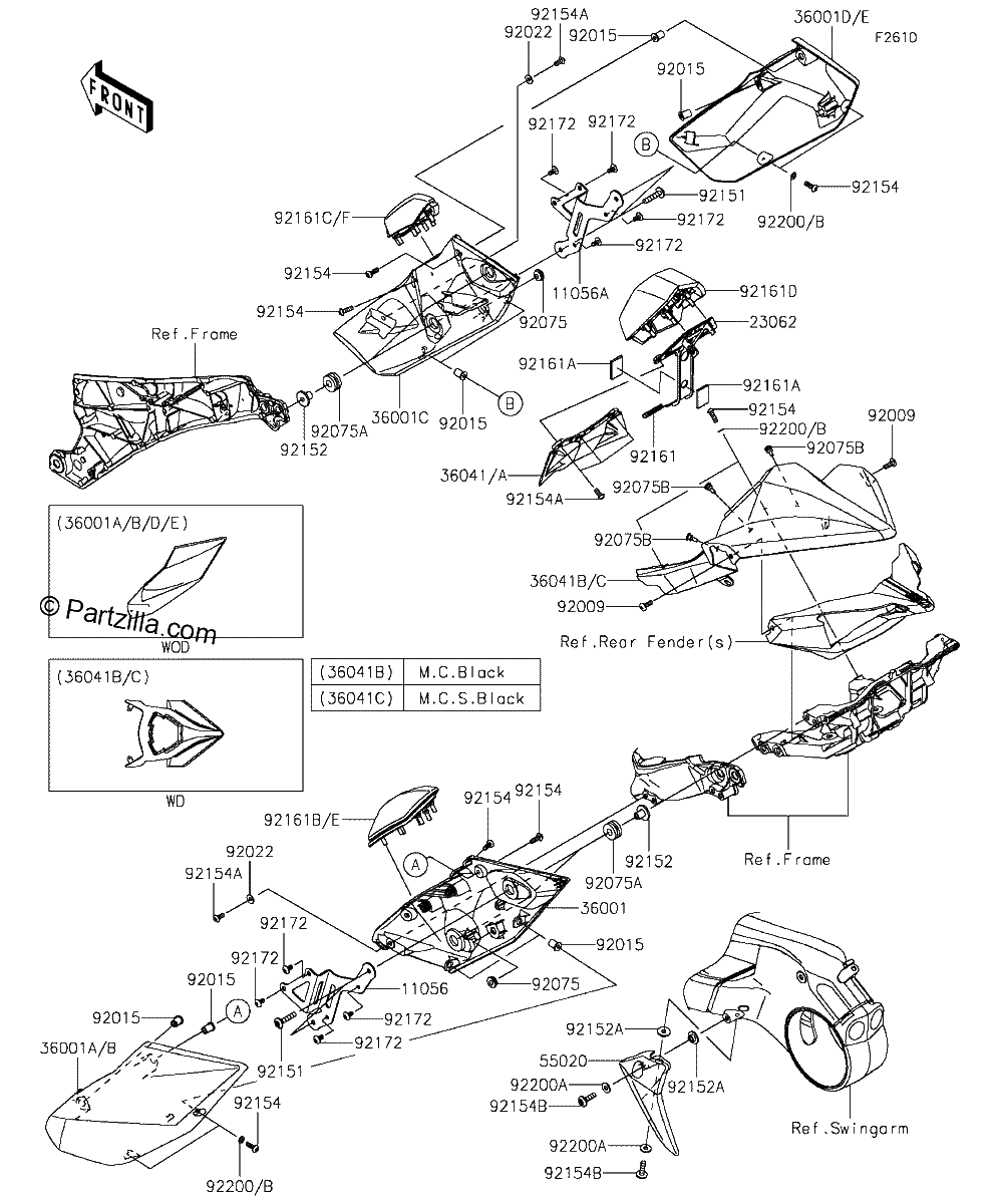 Diagrama de SIDE COVERS CHAIN COVER