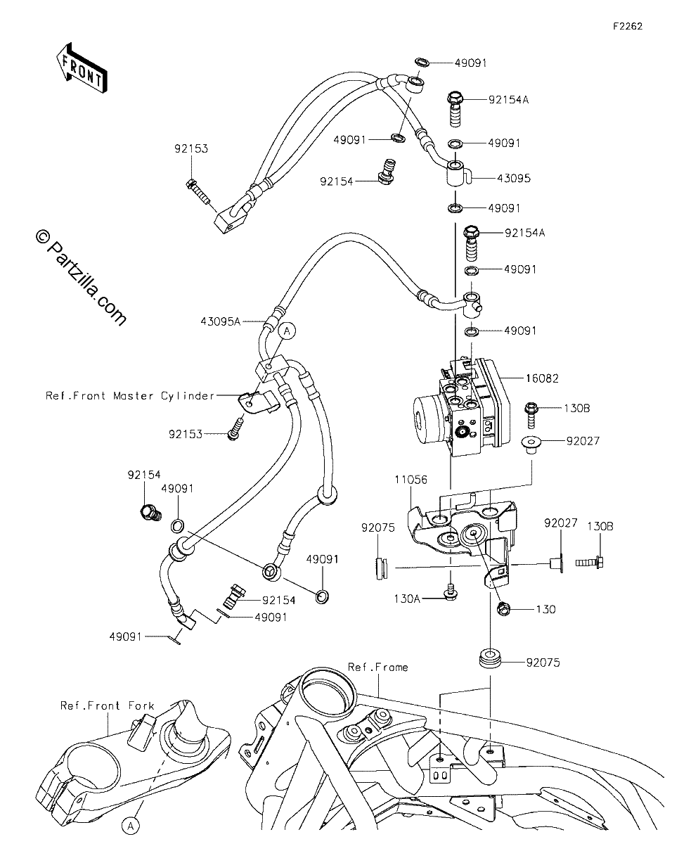 Diagrama de BRAKE PIPING
