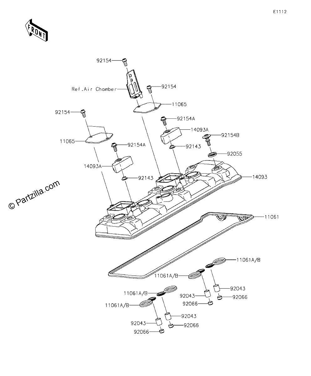 Diagrama de CYLINDER HEAD COVER