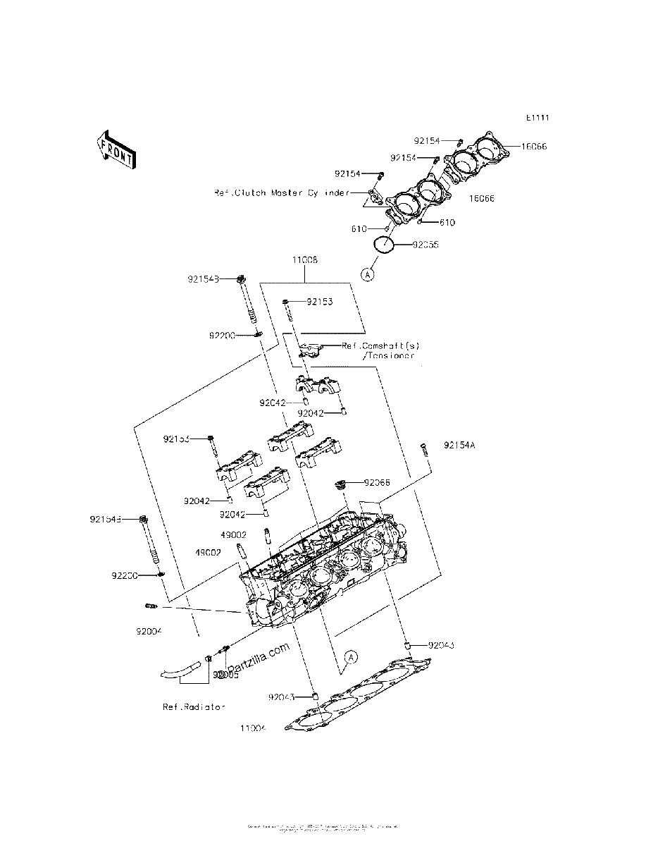 Diagrama de CYLINDER HEAD