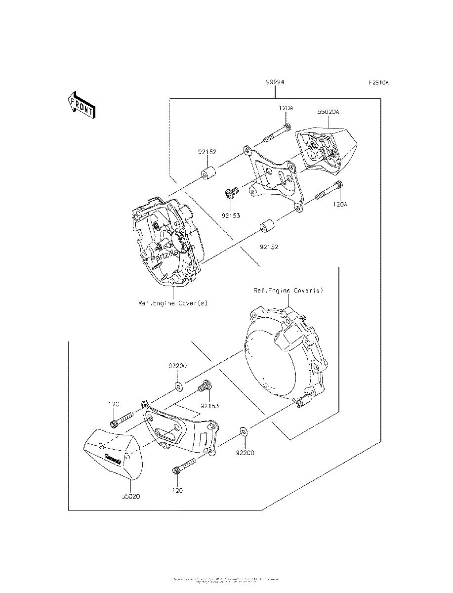 Diagrama de ACCESSORY ENGINE GUARD