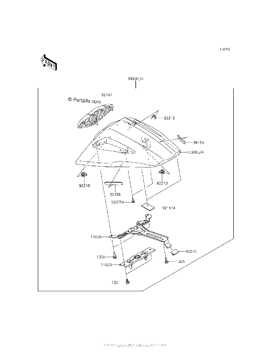 Diagrama de ACCESSORY SINGLE SEAT COVER