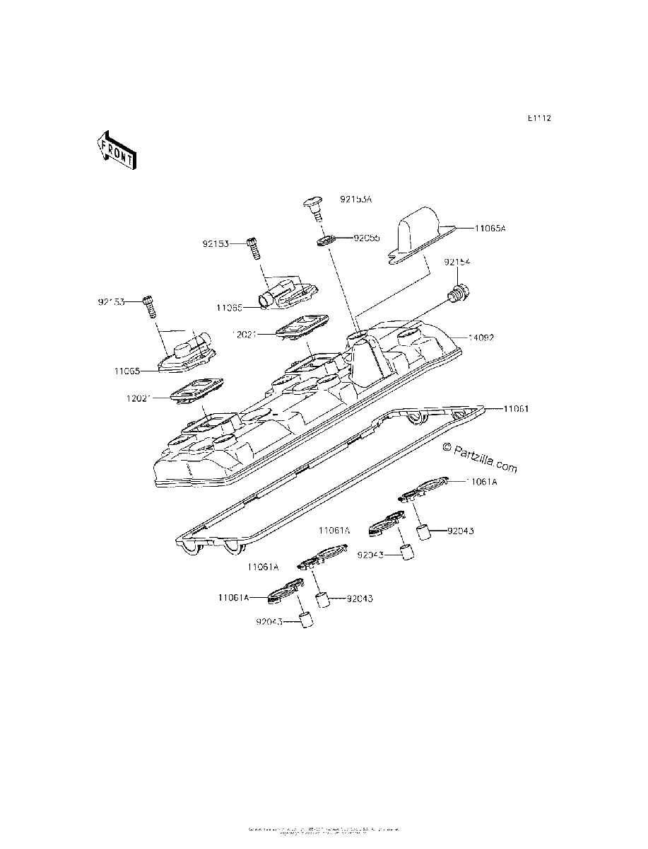 Diagrama de CYLINDER HEAD COVER
