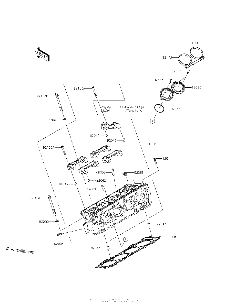 Diagrama de CYLINDER HEAD