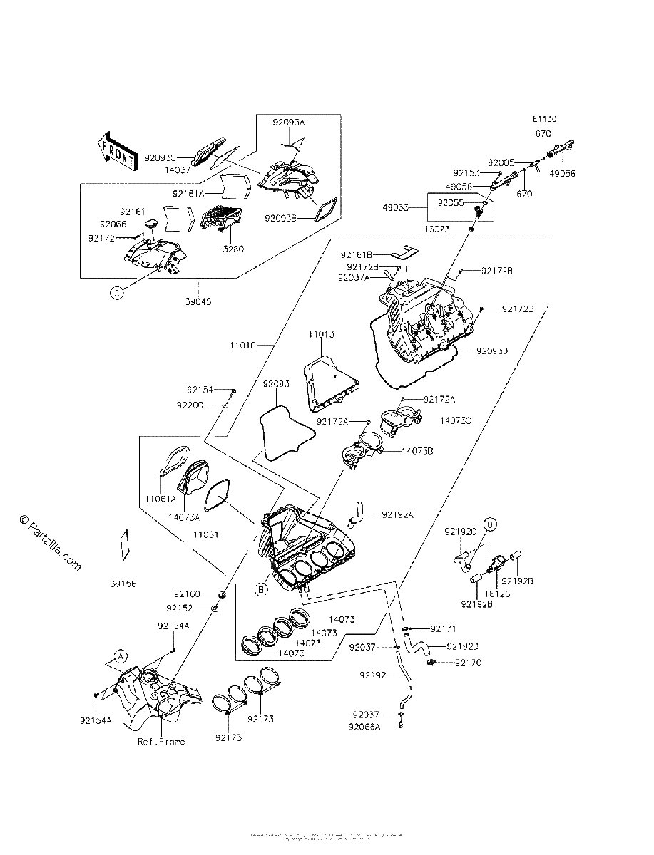 Diagrama de AIR CLEANER