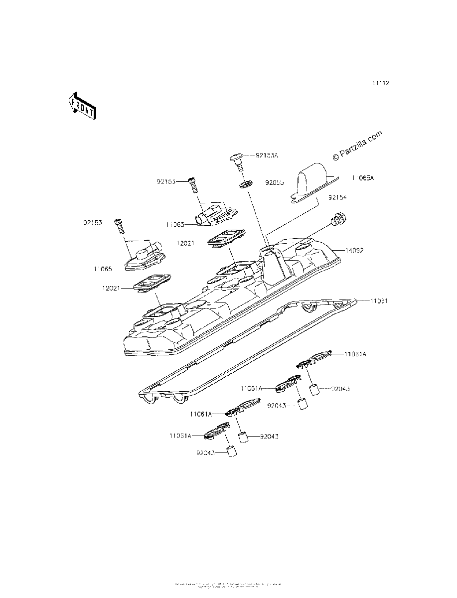Diagrama de CYLINDER HEAD COVER