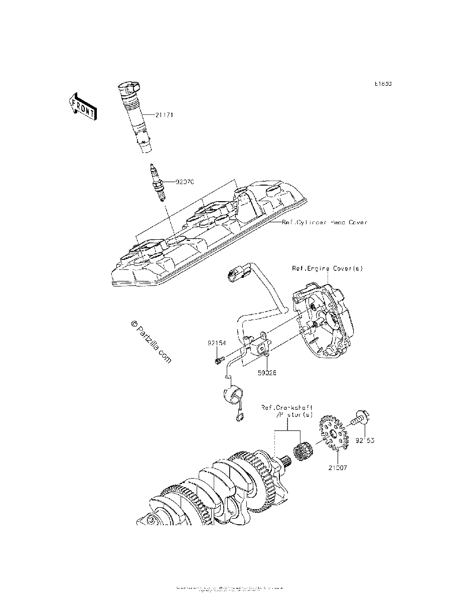 Diagrama de IGNITION SYSTEM