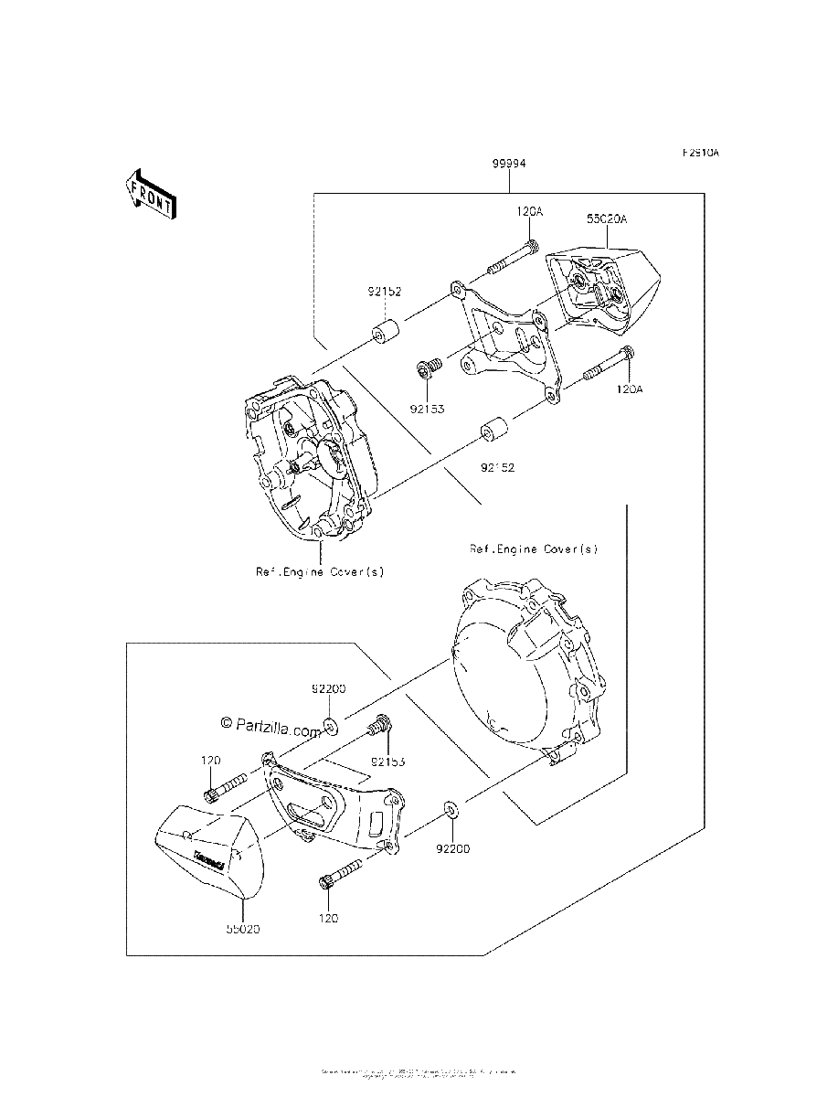 Diagrama de ACCESSORY ENGINE GUARD
