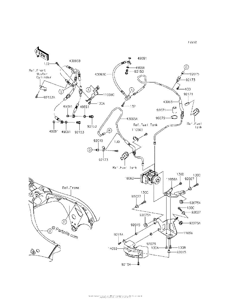 Diagrama de BRAKE PIPING