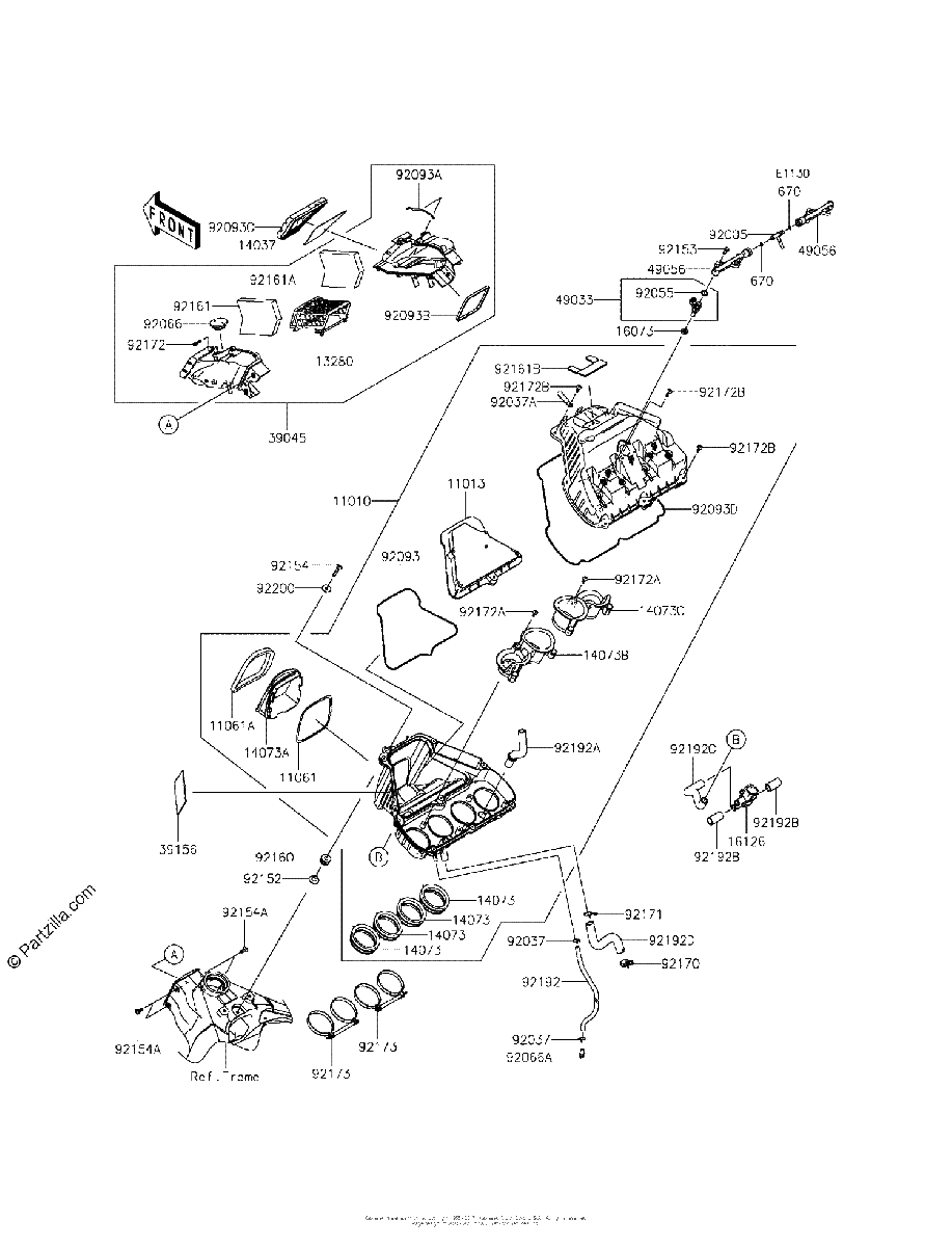 Diagrama de AIR CLEANER