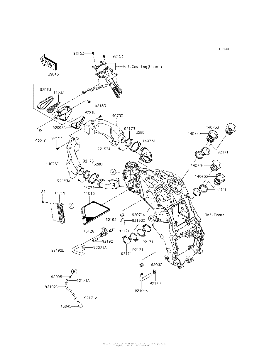 Diagrama de AIR CLEANER