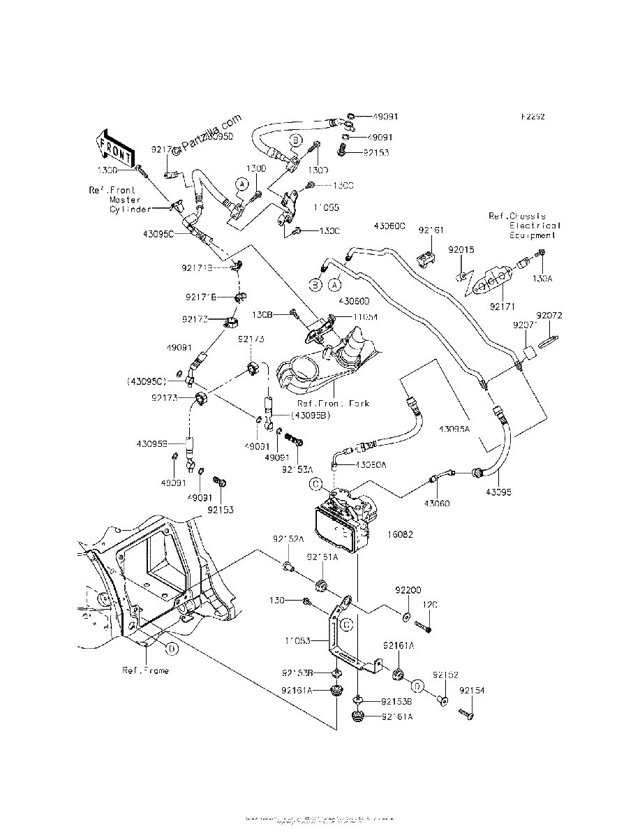 Diagrama de BRAKE PIPING
