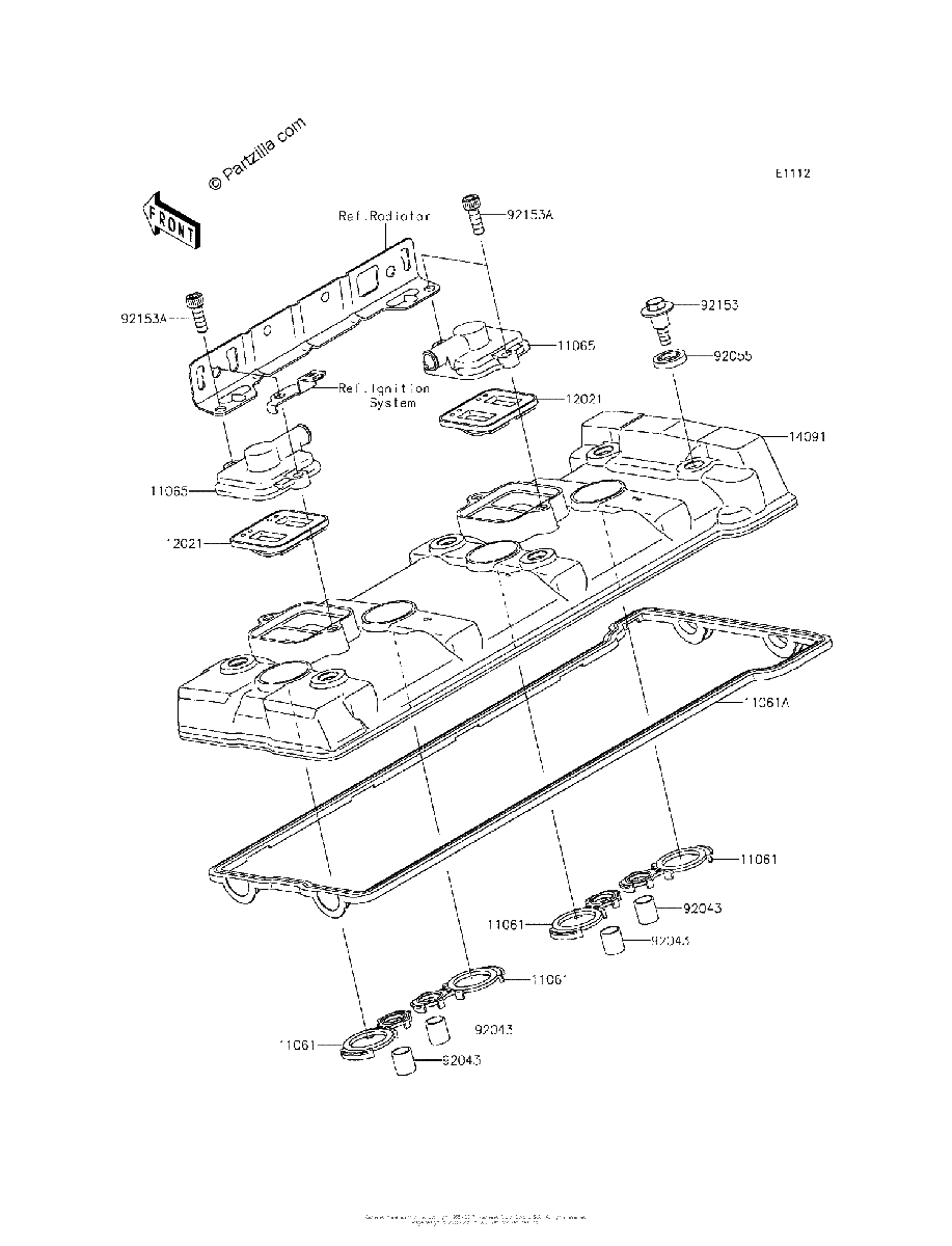 Diagrama de CYLINDER HEAD COVER