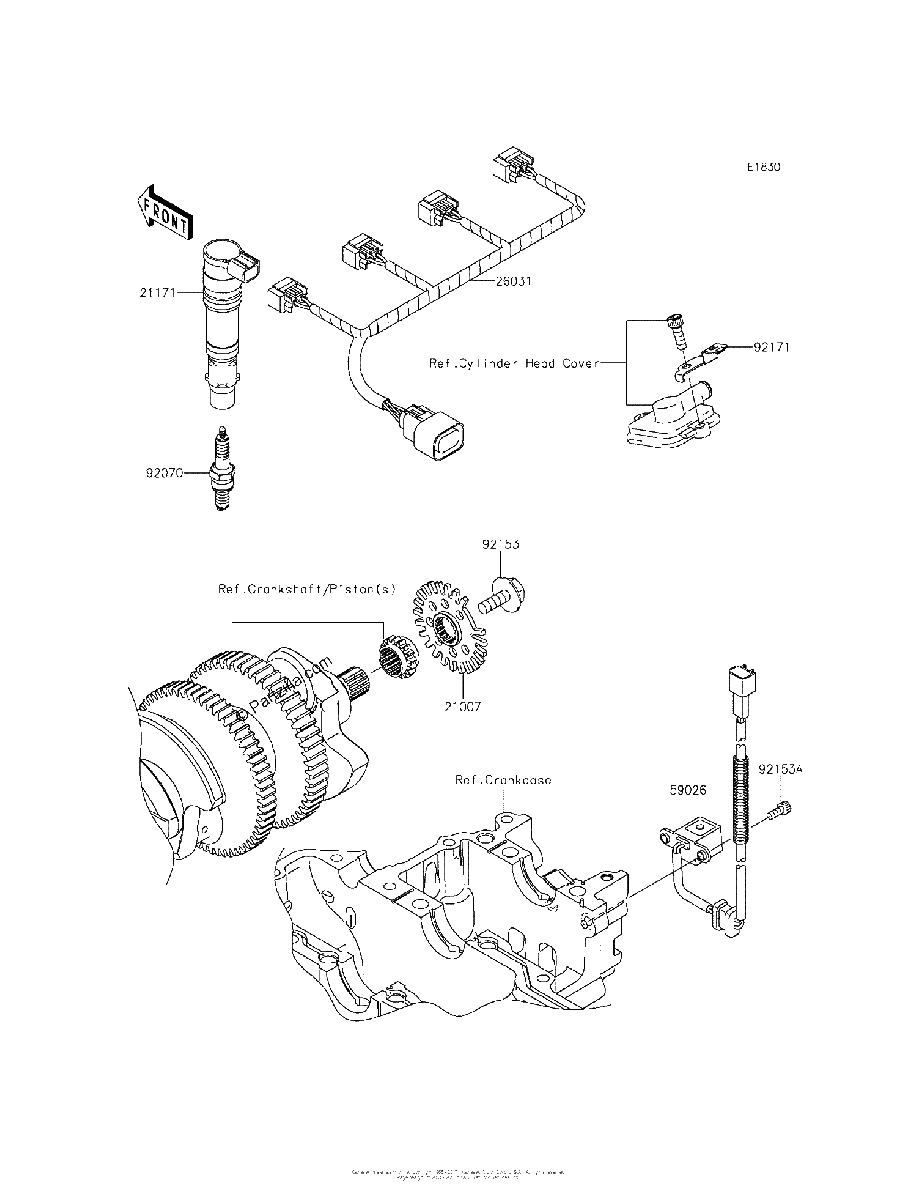 Diagrama de IGNITION SYSTEM