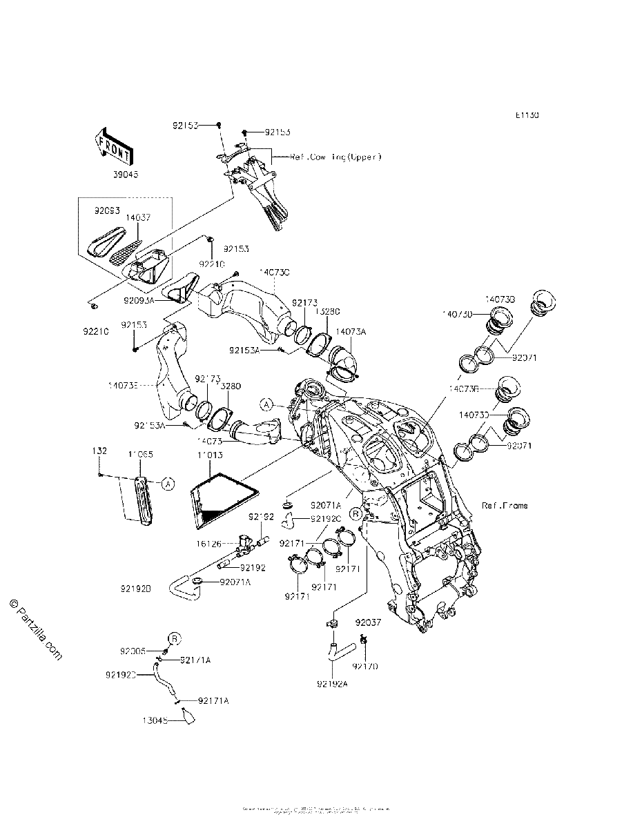 Diagrama de AIR CLEANER