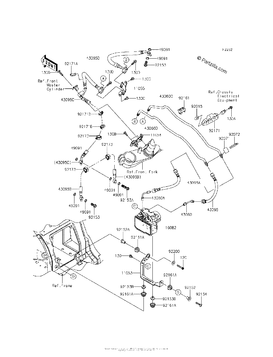 Diagrama de BRAKE PIPING