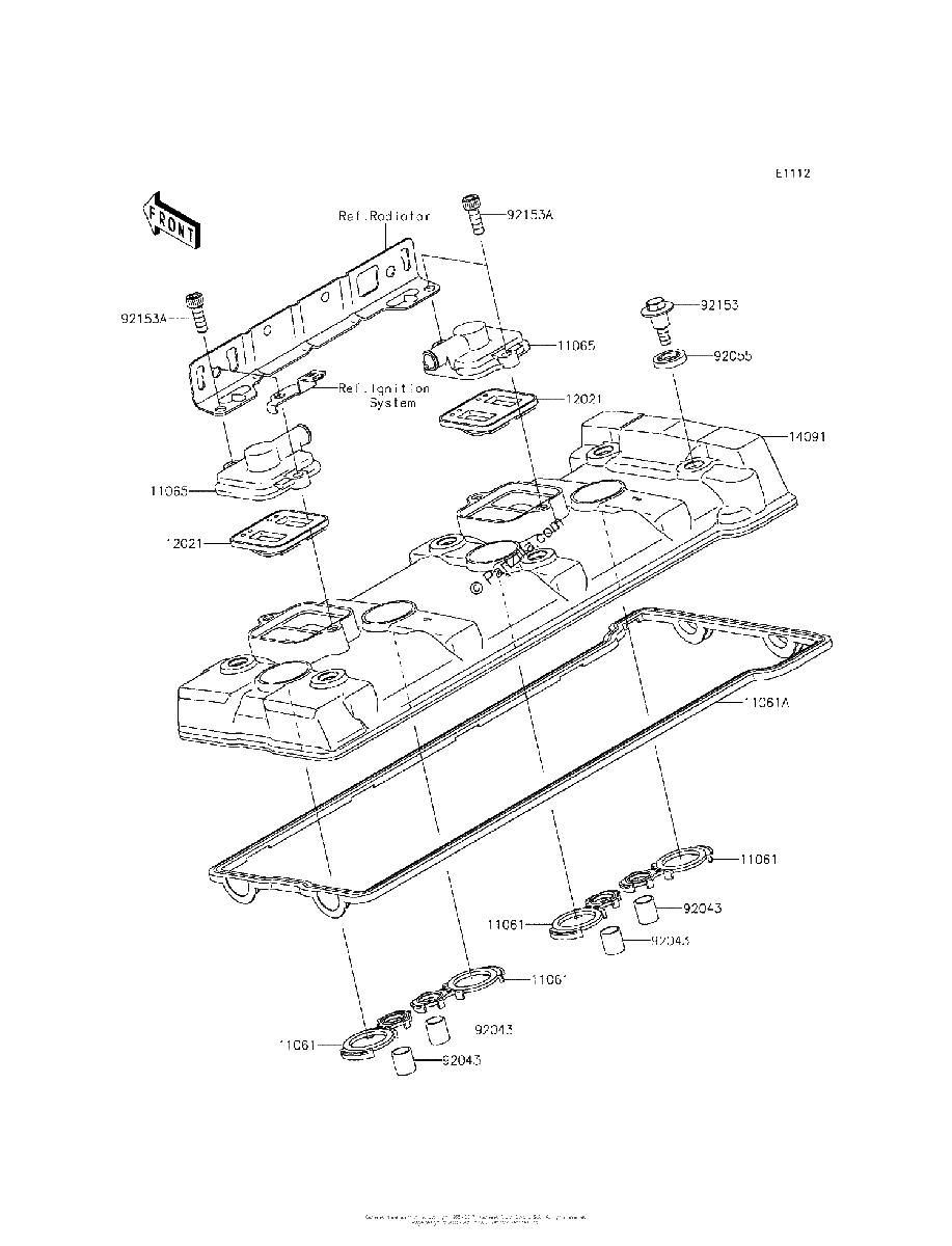 Diagrama de CYLINDER HEAD COVER