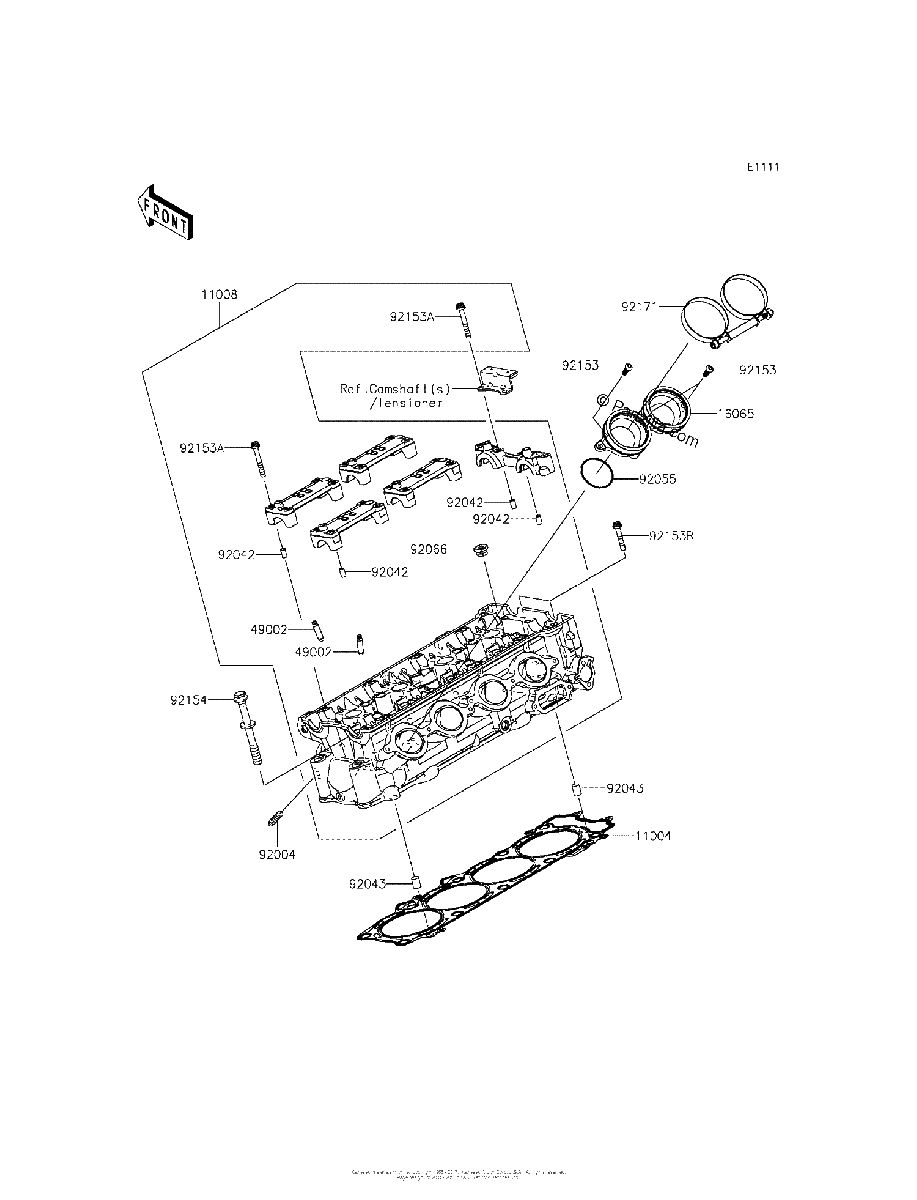 Diagrama de CYLINDER HEAD