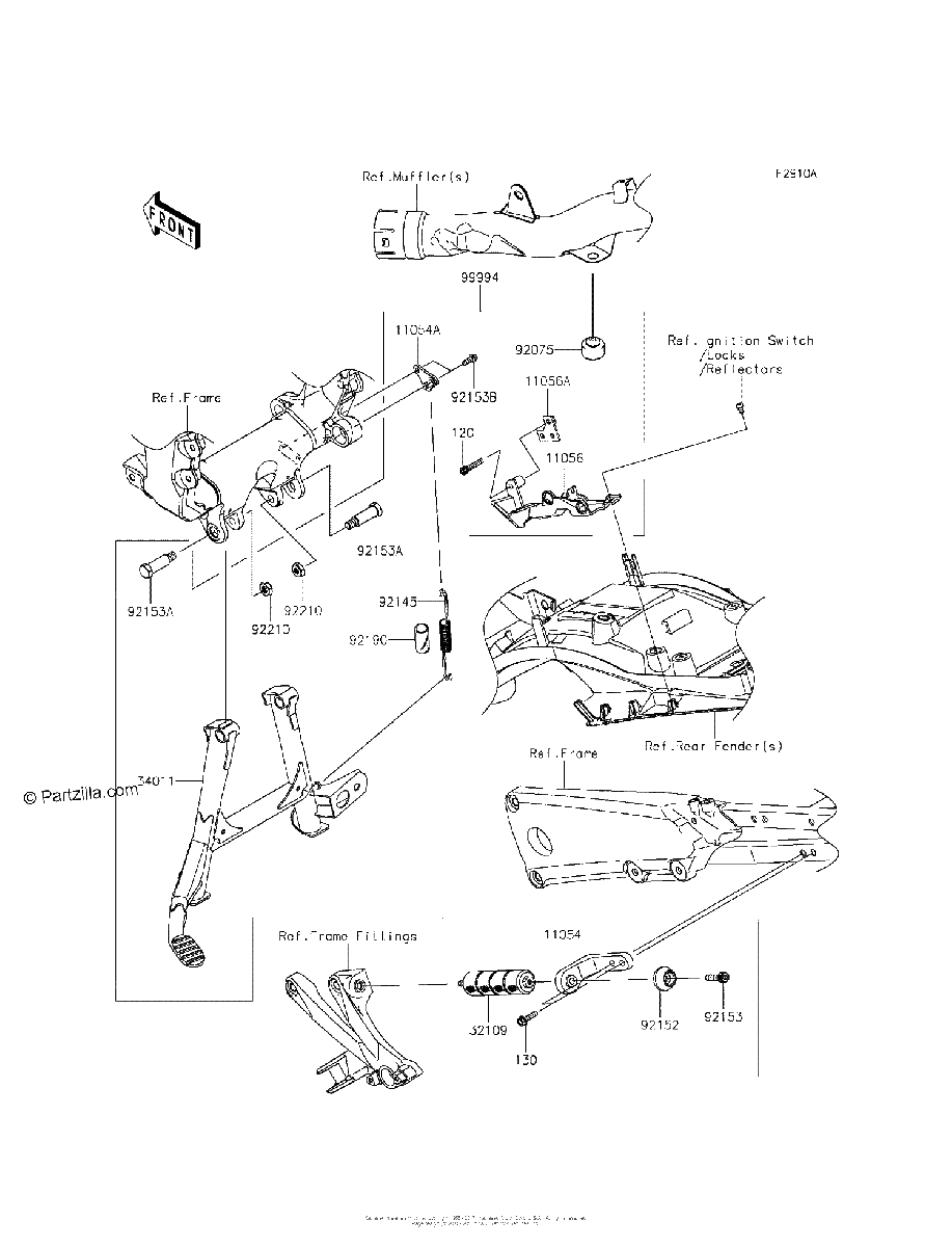 Diagrama de ACCESSORY CENTERSTAND