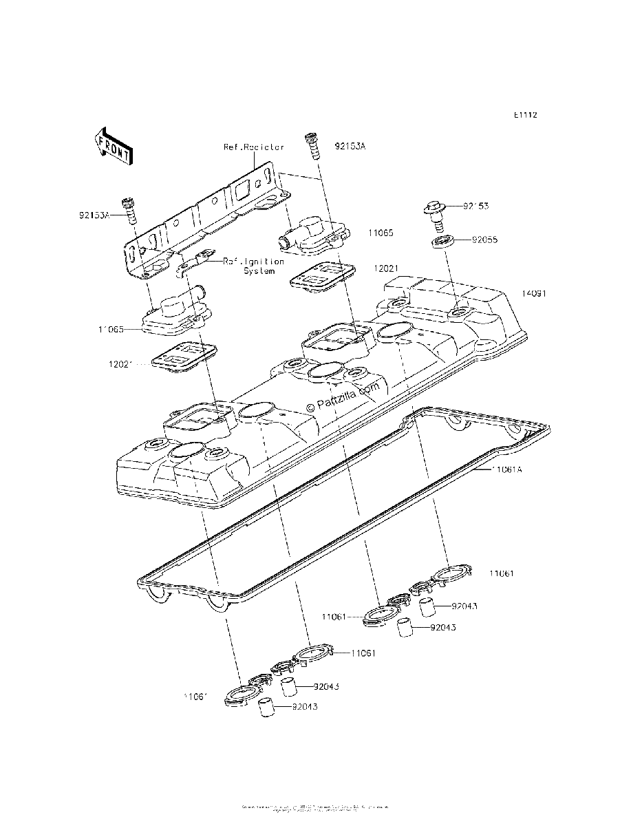 Diagrama de CYLINDER HEAD COVER