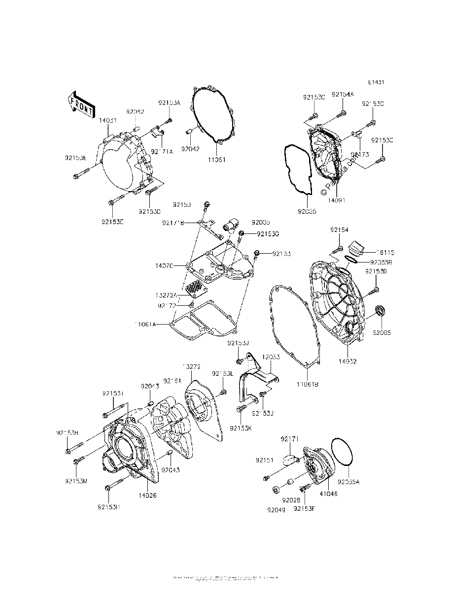 Diagrama de ENGINE COVER S