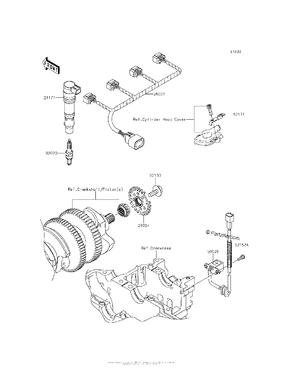 Diagrama de IGNITION SYSTEM