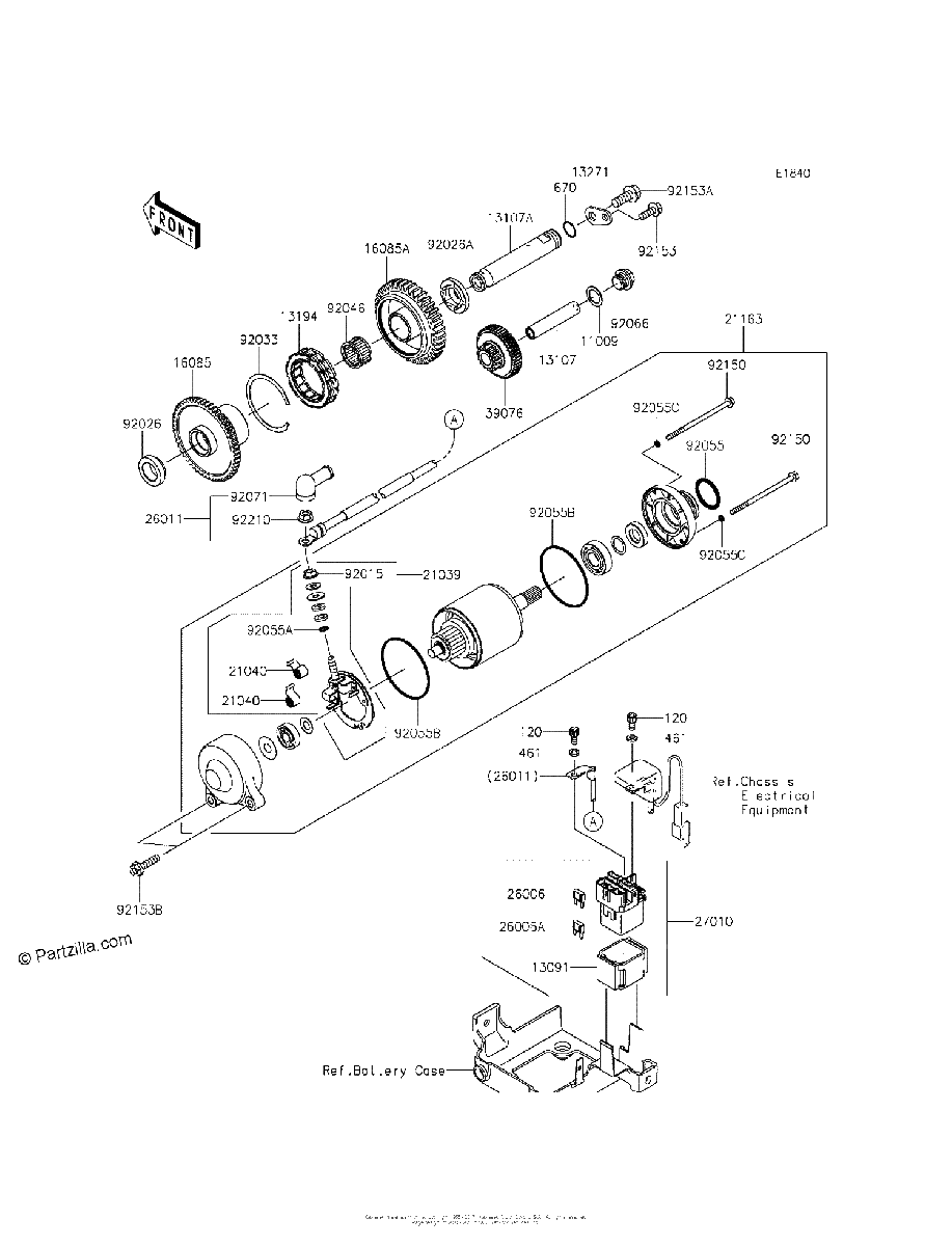 Diagrama de STARTER MOTOR