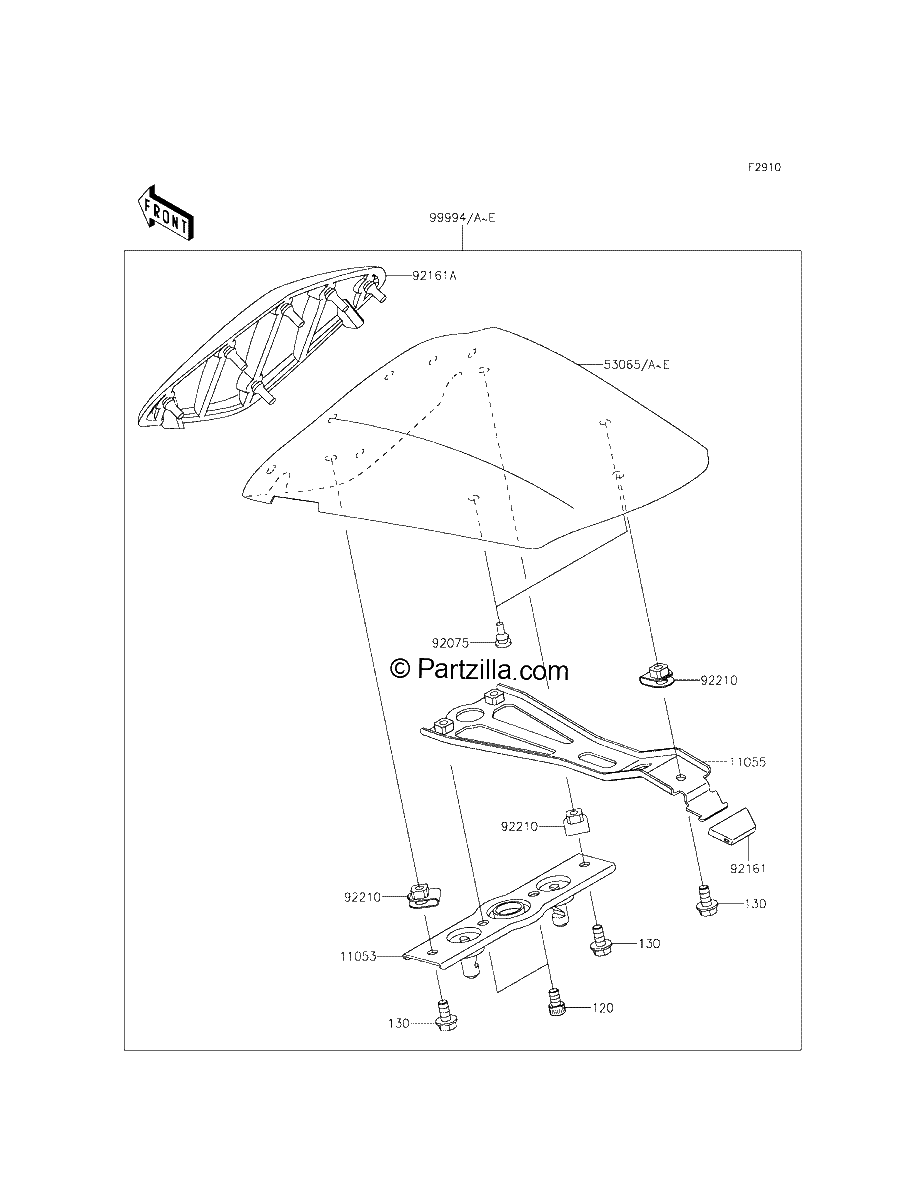 Diagrama de ACCESSORY SINGLE SEAT COVER