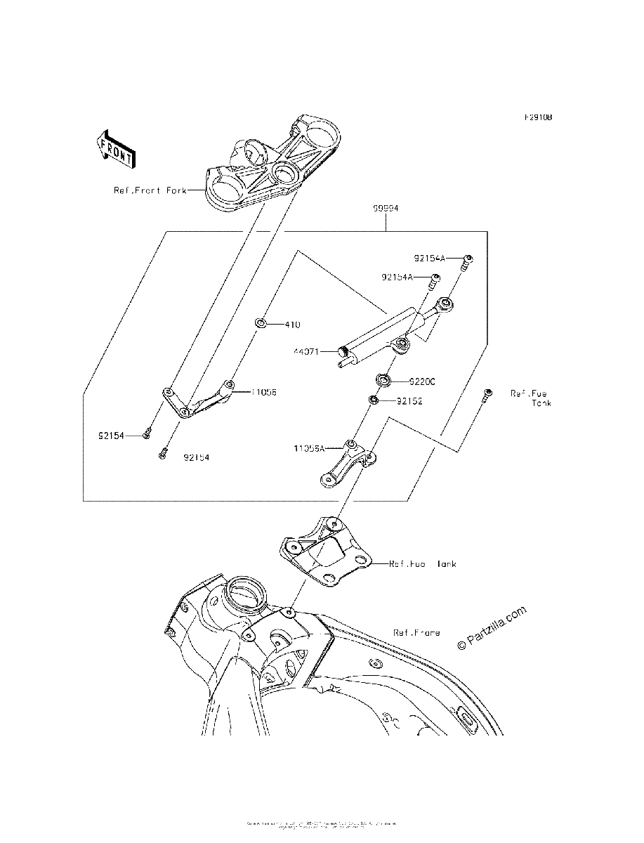 Diagrama de ACCESSORY STEERING DAMPER
