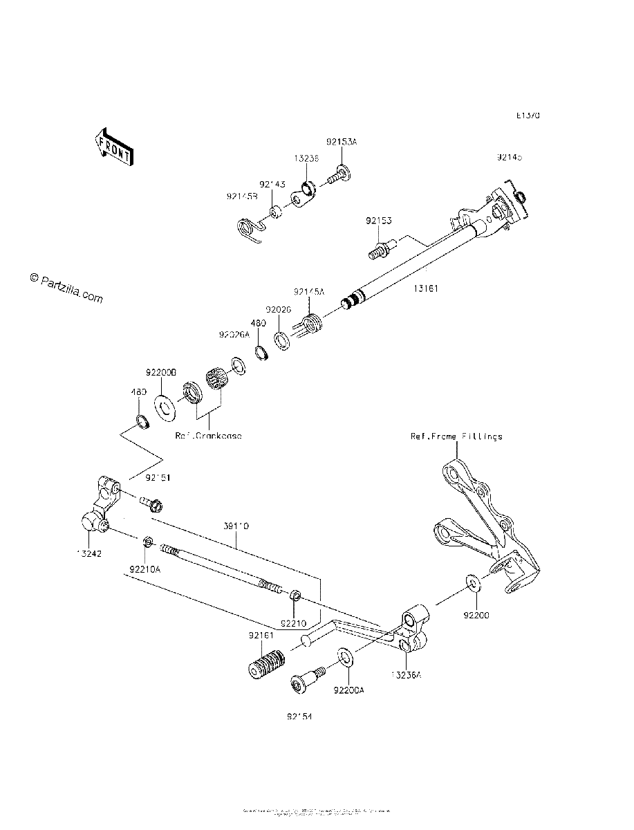 Diagrama de GEAR CHANGE MECHANISM