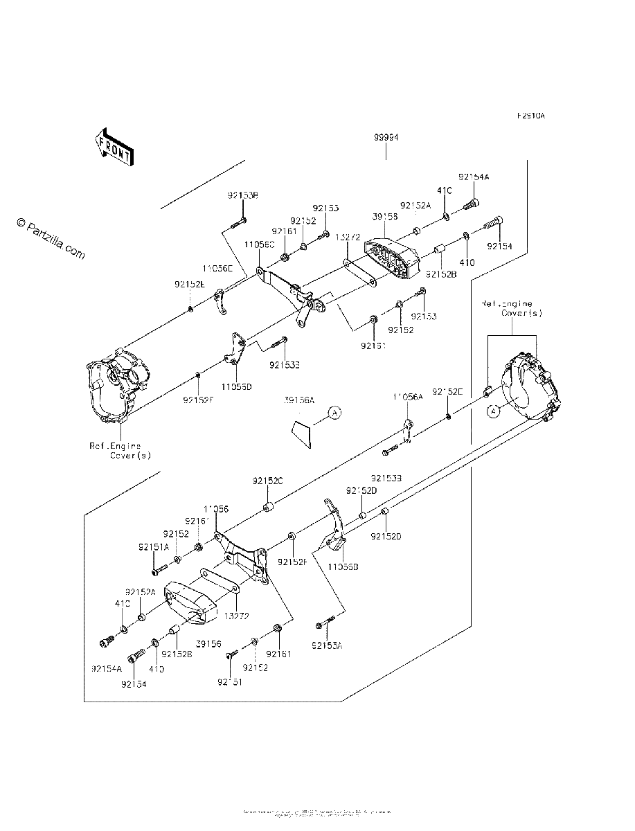 Diagrama de ACCESSORY ENGINE GUARD
