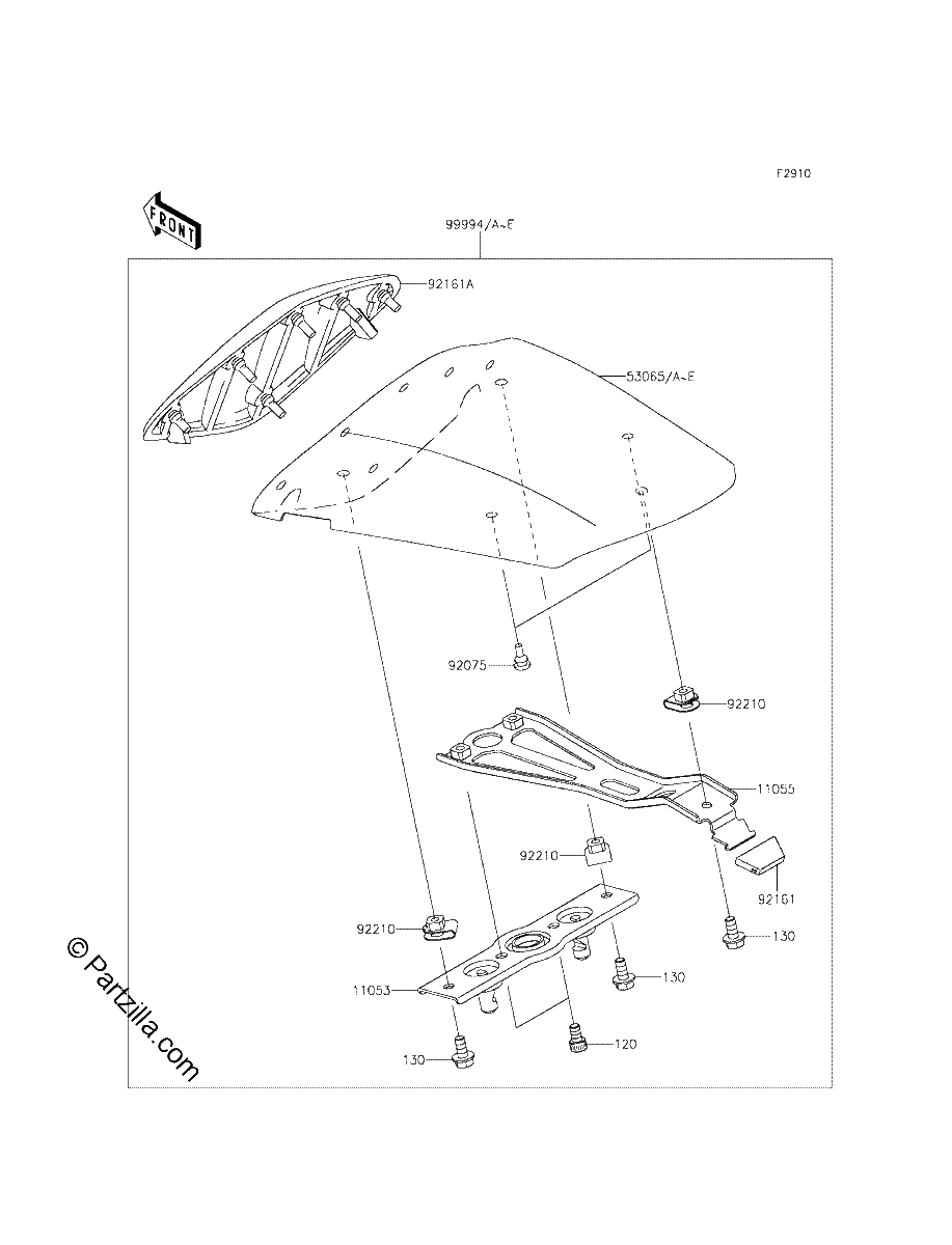 Diagrama de ACCESSORY SINGLE SEAT COVER