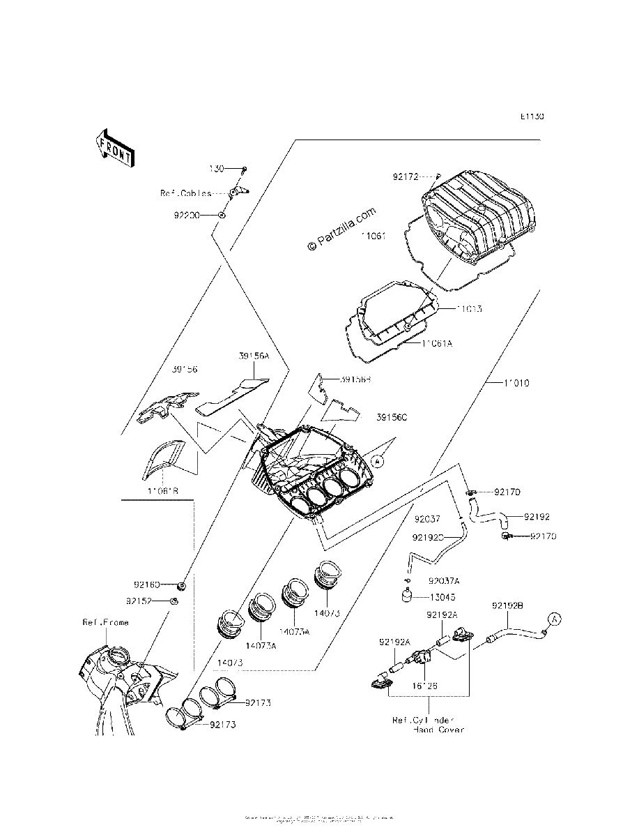 Diagrama de AIR CLEANER