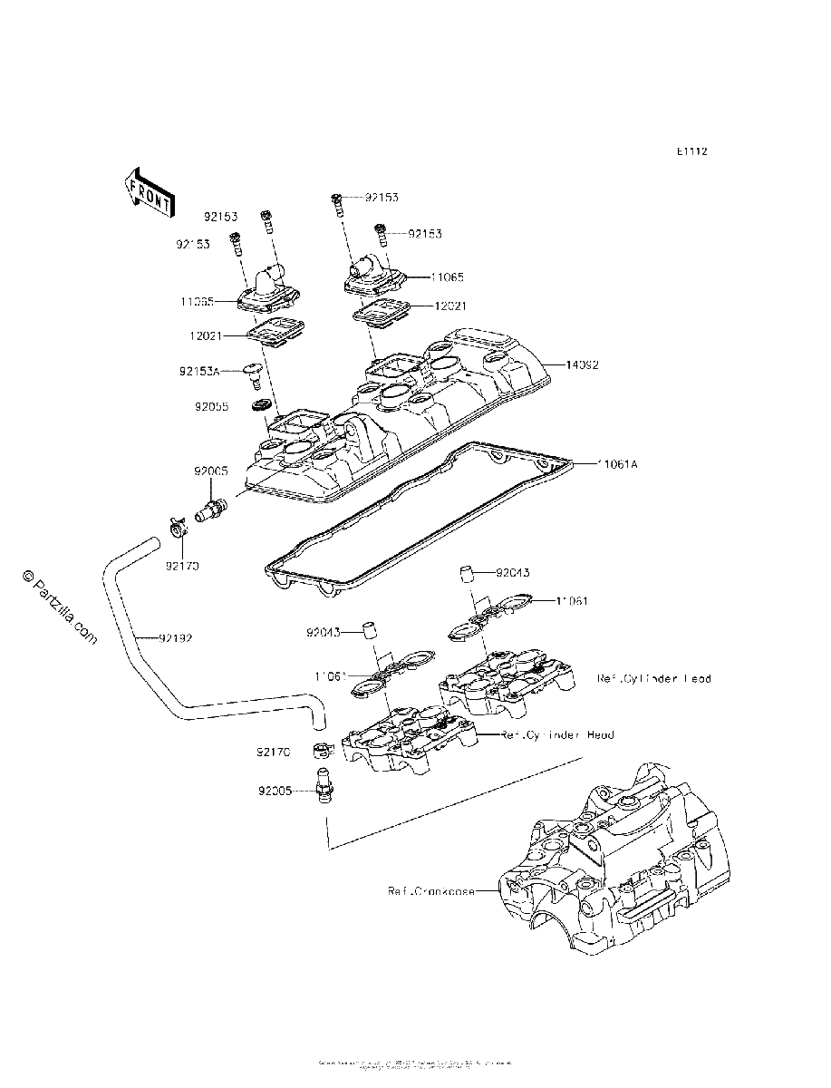 Diagrama de CYLINDER HEAD COVER
