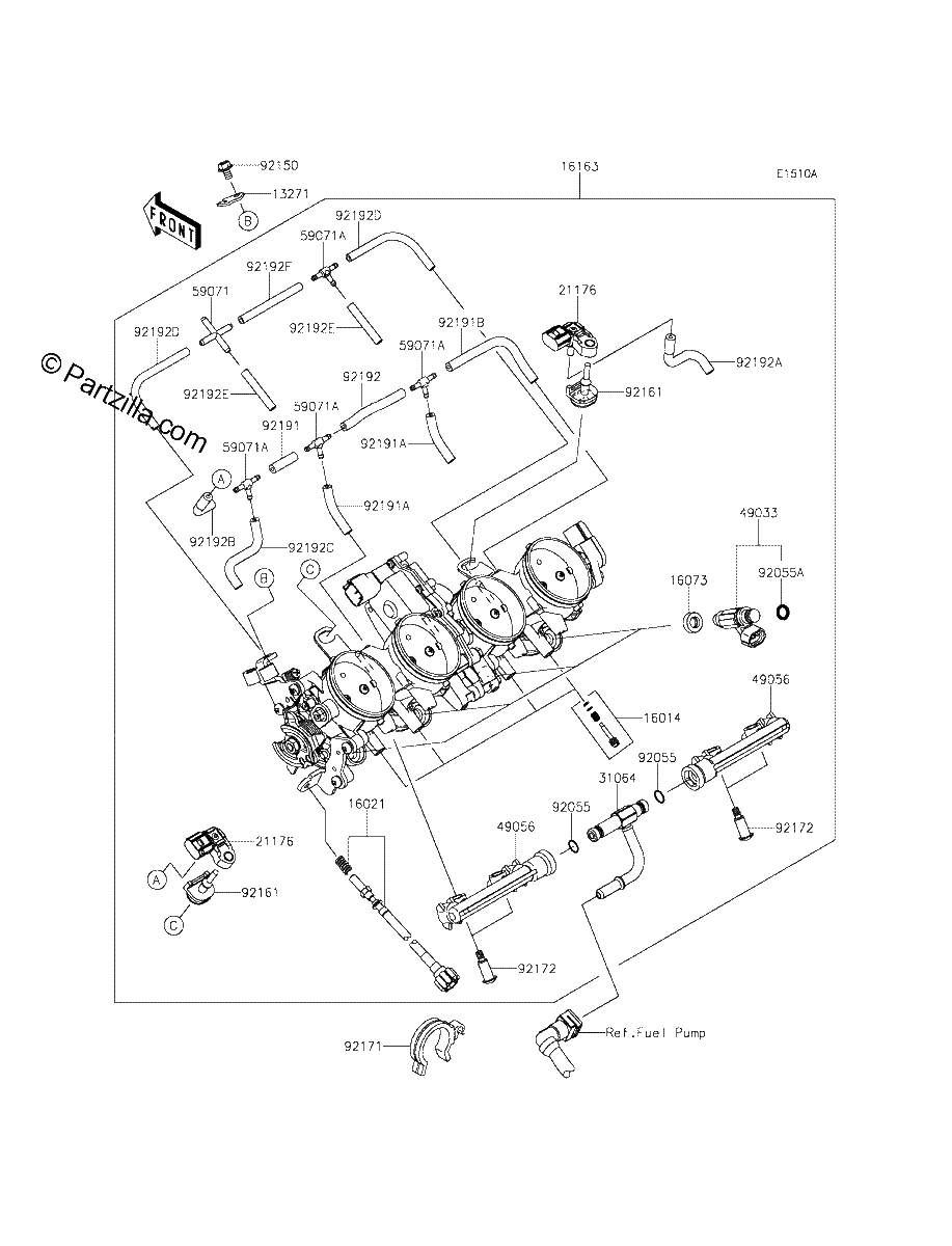 Diagrama de THROTTLE CA