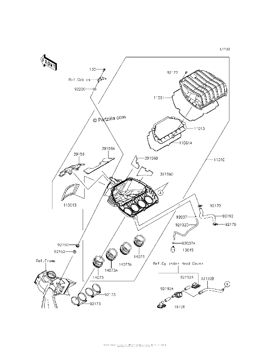 Diagrama de AIR CLEANER