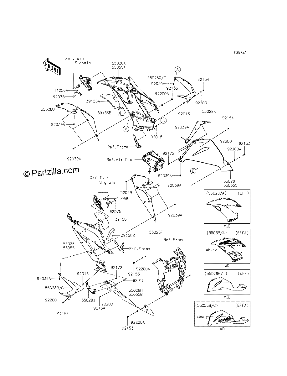 Diagrama de COWLING LOWERS EFF EFFA