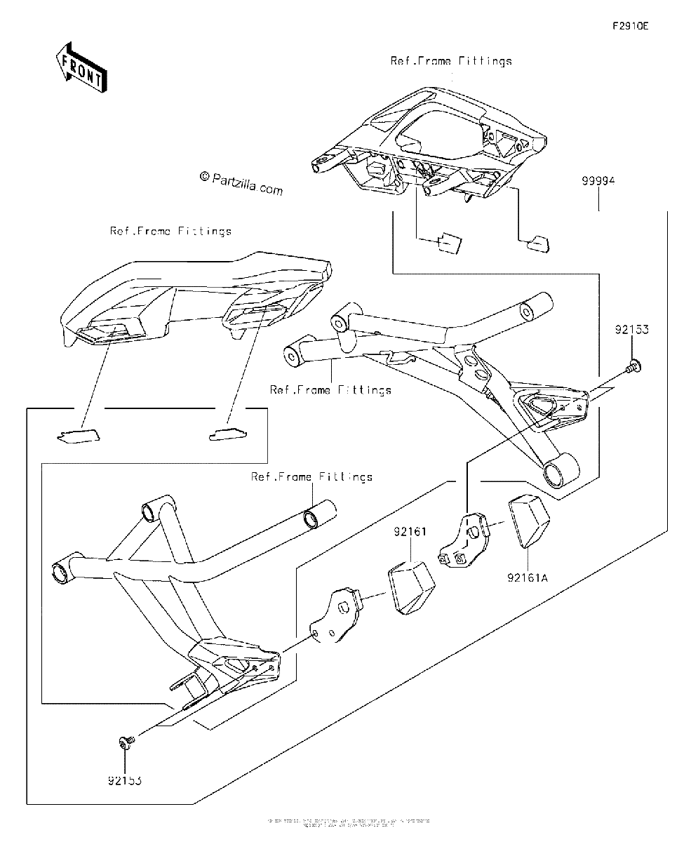 Diagrama de ACCESSORY BAG FITTING KIT