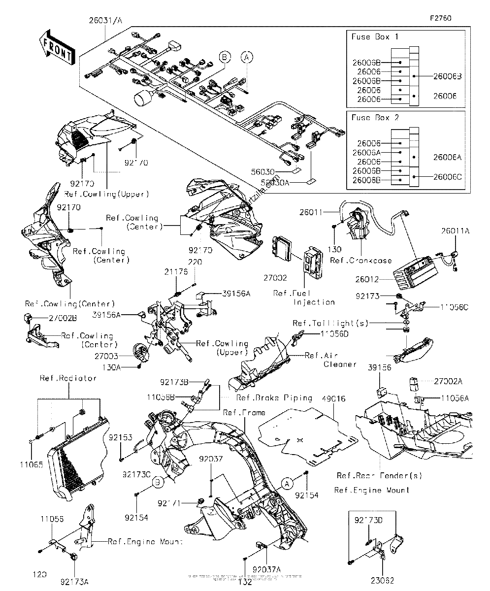 Diagrama de CHASSIS ELECTRICAL EQUIPMENT 1 2