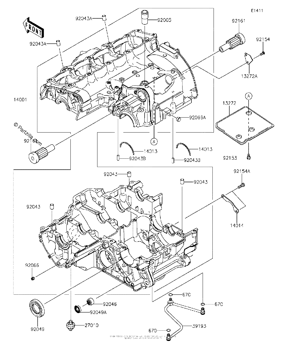 Diagrama de CRANKCASE