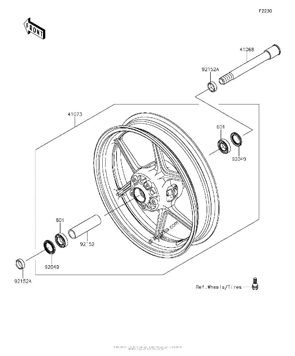 Diagrama de FRONT HUB
