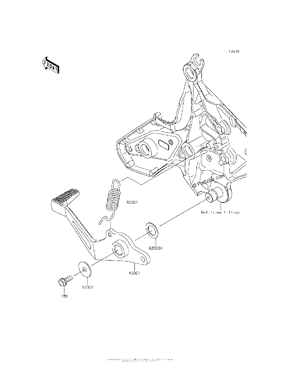 Diagrama de BRAKE PEDAL