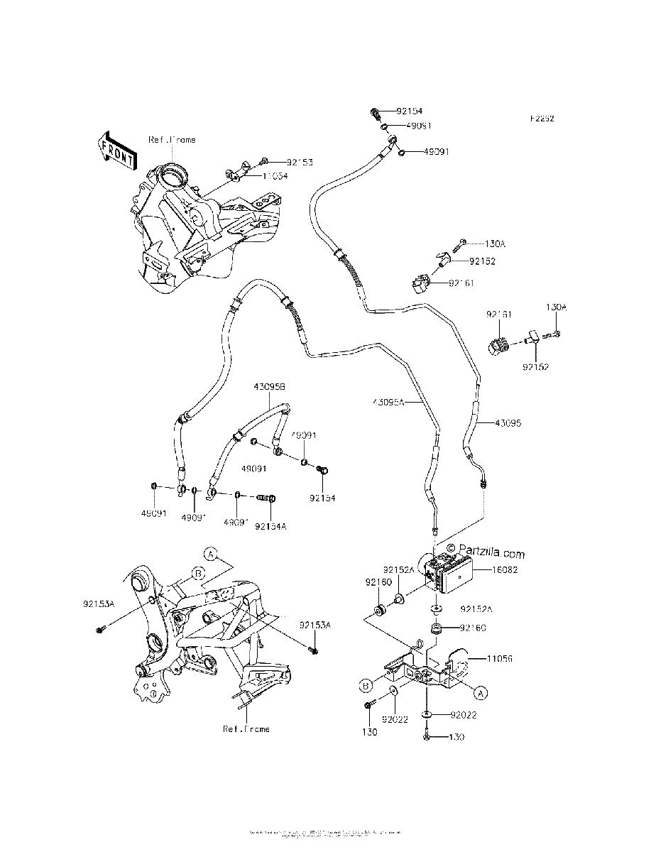Diagrama de BRAKE PIPING