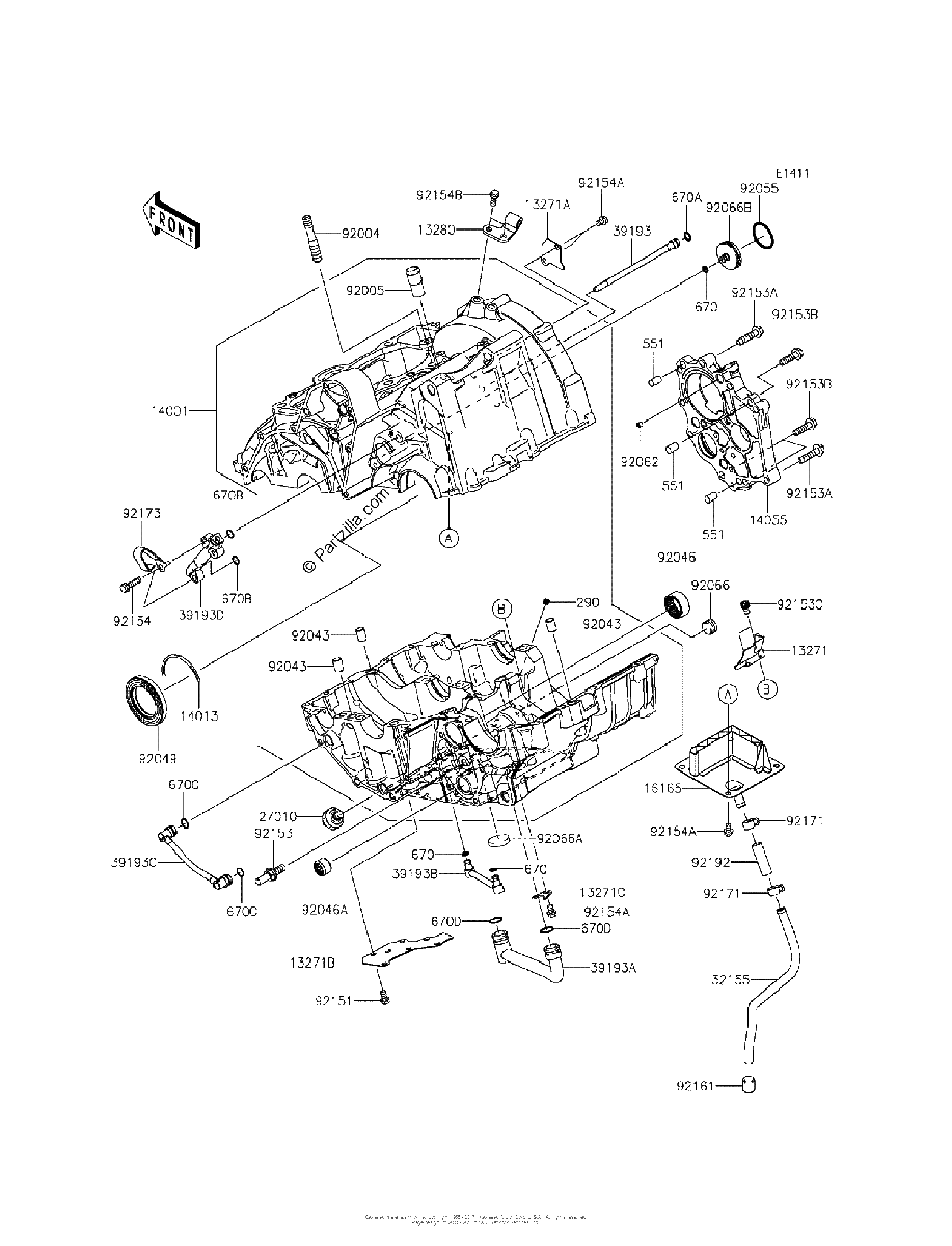 Diagrama de CRANKCASE