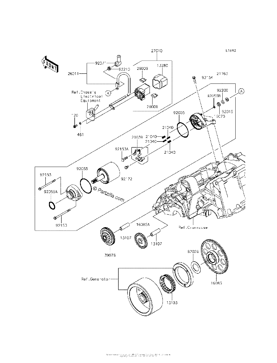 Diagrama de STARTER MOTOR